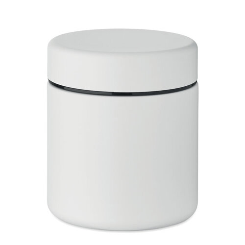 DeBle Gosnack dubbelwandige lunchcontainer 500 ml MO2757 van gerecycled RVS bedrukt met logo