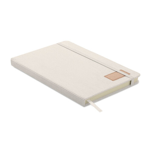 DeBle A5 RPET corduroy notitieboek MO2861 bedrukken met logo