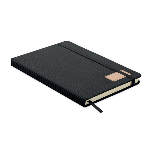 DeBle A5 RPET corduroy notitieboek MO2861 bedrukken met logo