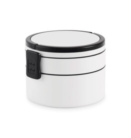 Twee-laagse lunchbox 950ml MO2902 bedrukken met logo DeBle