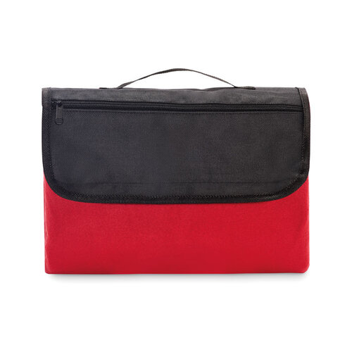 Extra grote picknickdeken MO2978 van RPET fleece met waterafstotende onderzijde bedrukt met logo