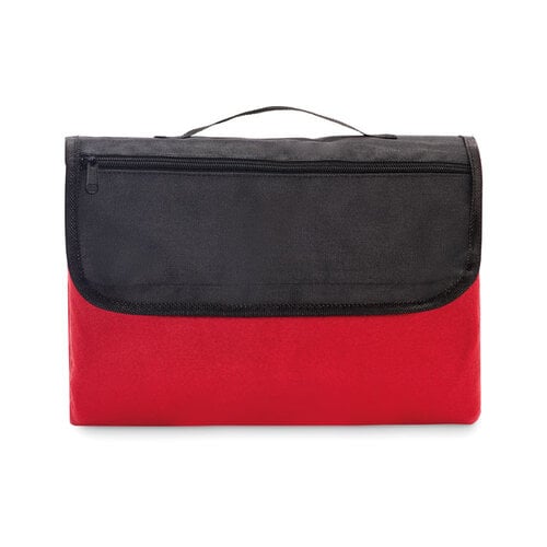 Extra grote picknickdeken MO2978 van RPET fleece met waterafstotende onderzijde bedrukt met logo