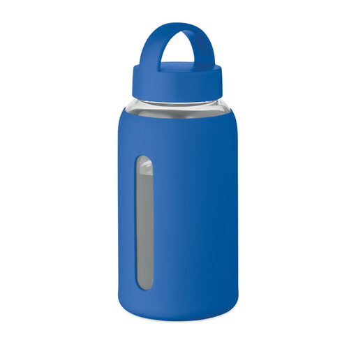 Fles van hoog borosilicaatglas MO2912 bedrukken met logo DeBle