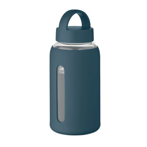 Fles van hoog borosilicaatglas MO2912 bedrukken met logo DeBle