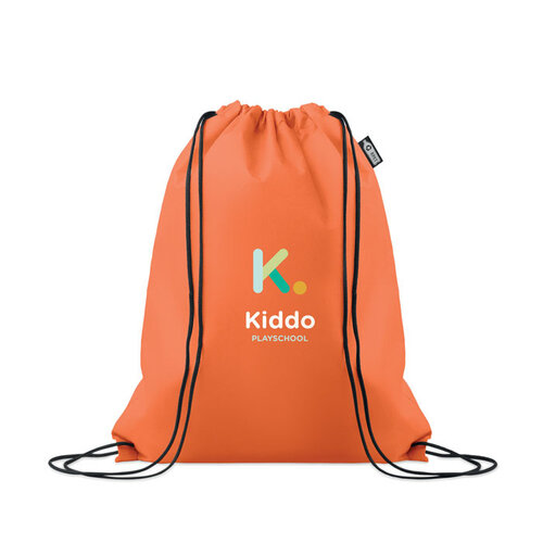 RPET non-woven trekkoordtas MO2809 bedrukken met logo DeBle