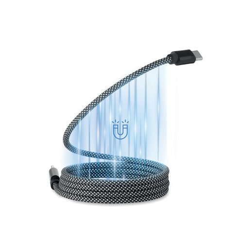 RPET magnetische kabel MO2778 bedrukken met logo DeBle