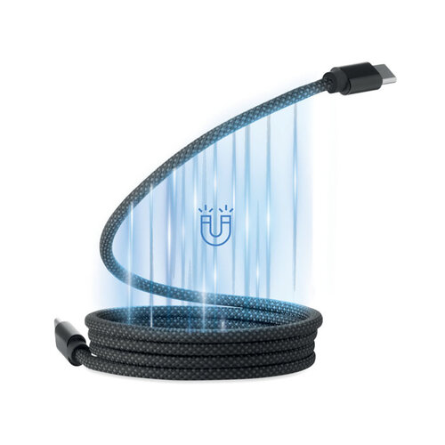 RPET magnetische kabel MO2778 bedrukken met logo DeBle
