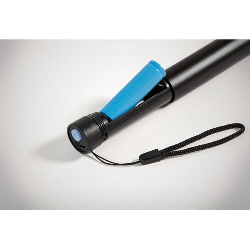 Gerecyclede aluminium zaklamp MO2786 bedrukken met logo DeBle