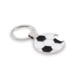 Voetbal hanger flesopener MO2795 bedrukken met logo DeBle