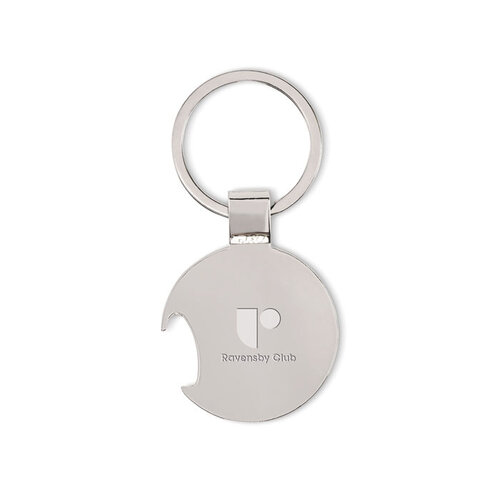 Voetbal hanger flesopener MO2795 bedrukken met logo DeBle