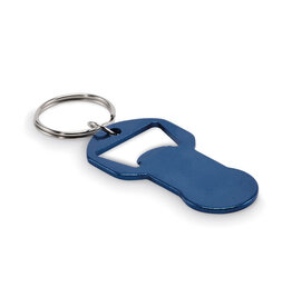 Alu sleutelhanger flesopener MO2793 bedrukken met logo DeBle