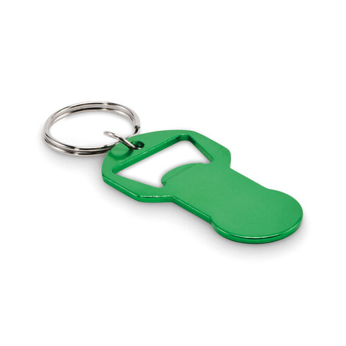 Alu sleutelhanger flesopener MO2793 bedrukken met logo DeBle
