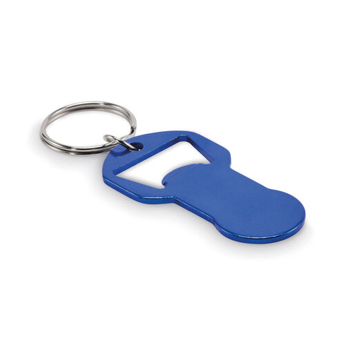 Alu sleutelhanger flesopener MO2793 bedrukken met logo DeBle
