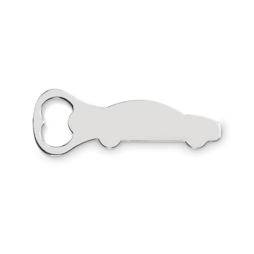 Flesopener in autovorm MO2827 bedrukken met logo DeBle