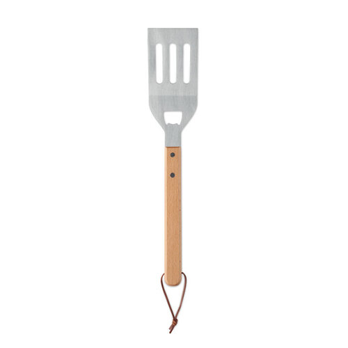Beukenhout BBQ spatel MO2796 bedrukken met logo DeBle