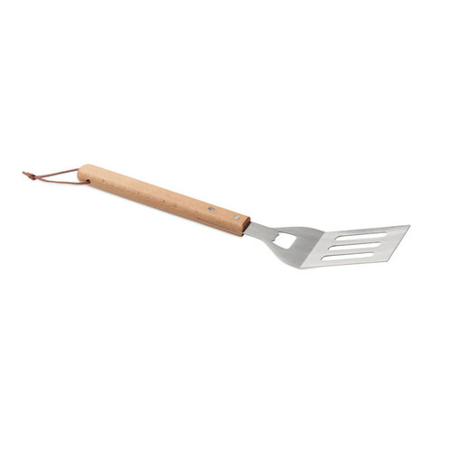 Beukenhout BBQ spatel MO2796 bedrukken met logo DeBle
