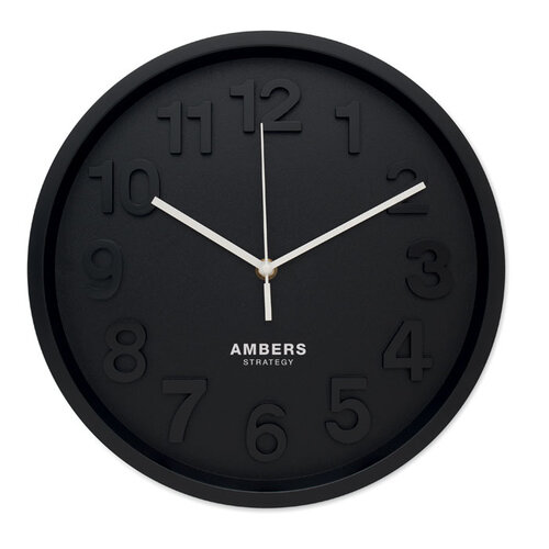 PP wandklok MO2851 bedrukken met logo DeBle