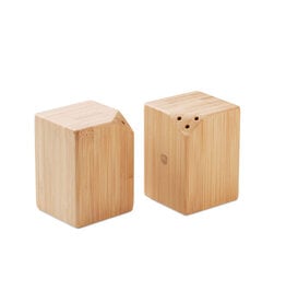 Bamboe peper- en zoutstel MO2771 bedrukken met logo DeBle