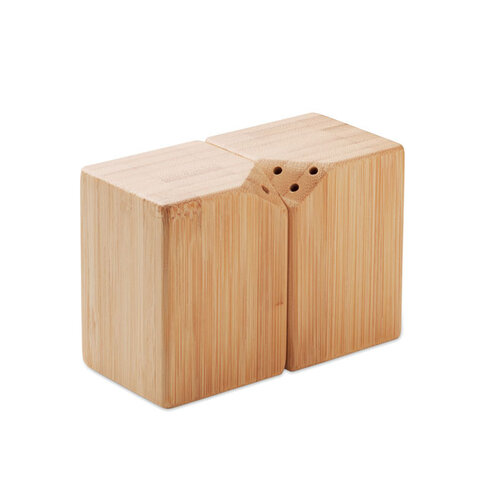 Bamboe peper- en zoutstel MO2771 bedrukken met logo DeBle
