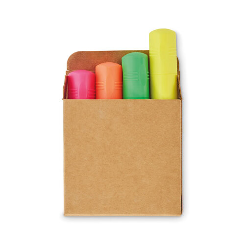 Markeerstiften set MO2812 bedrukken met logo DeBle