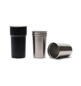 RVS bekers met logo, VINGA bekerset, RCS drinkwaren, duurzame bekers, outdoor relatiegeschenk