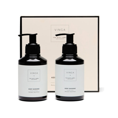 VINGA x TGL giftset voor handverzorging TGL1014303 bedrukken met logo DeBle