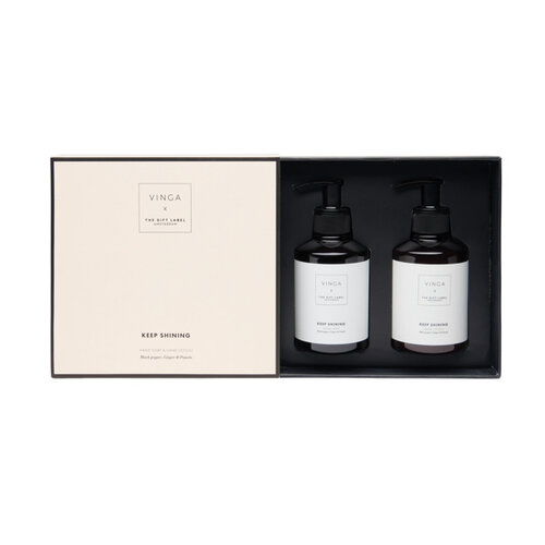 VINGA x TGL giftset voor handverzorging TGL1014303 bedrukken met logo DeBle