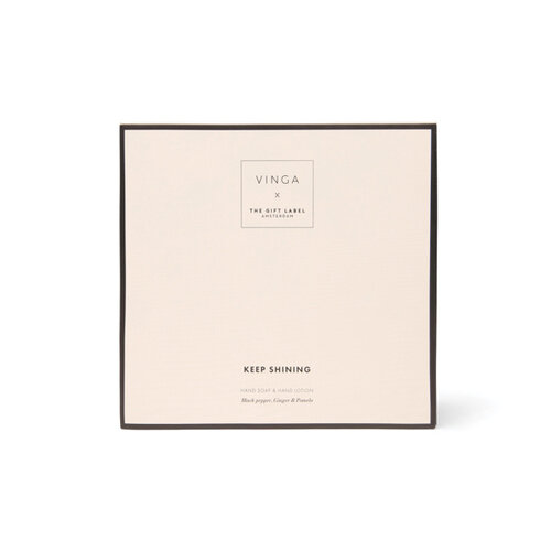 VINGA x TGL giftset voor handverzorging TGL1014303 bedrukken met logo DeBle