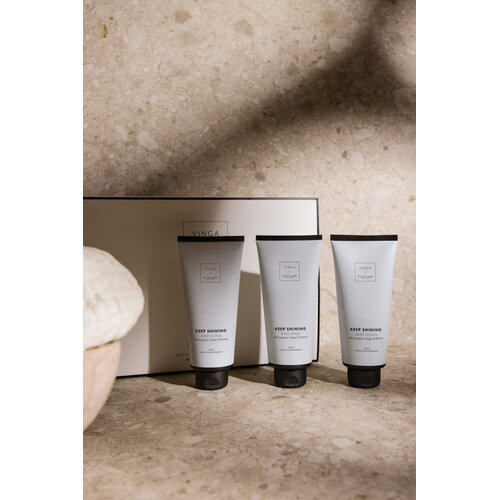 VINGA x TGL giftset voor handverzorging TGL1014303 bedrukken met logo DeBle