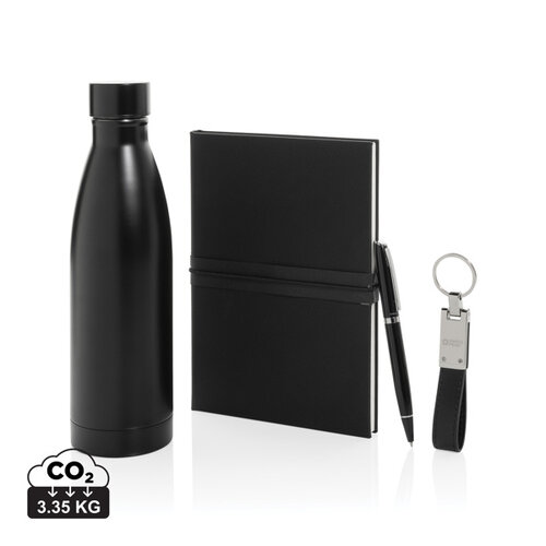 Swiss Peak RCS deluxe business gift set w/ water fles P774.6801 bedrukken met logo DeBle