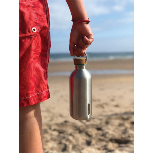 Black+Blum Stalen Water Fles 600 ml P439.1227 bedrukken met logo DeBle