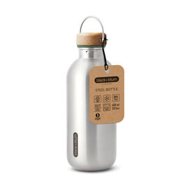 Black+Blum Stalen Water Fles 600 ml P439.1227 bedrukken met logo DeBle