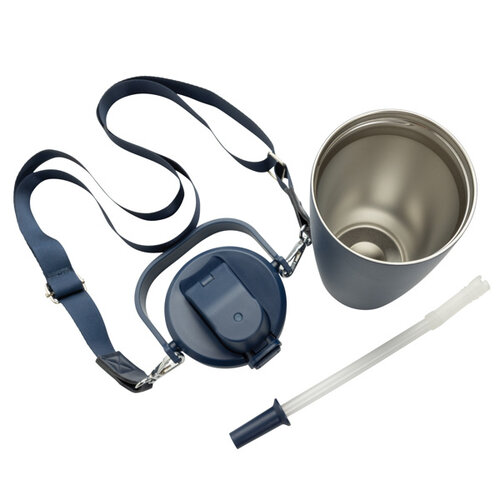 DeBle Avira Ayala RCS RVS crossbody tumbler P43811 bedrukken met logo