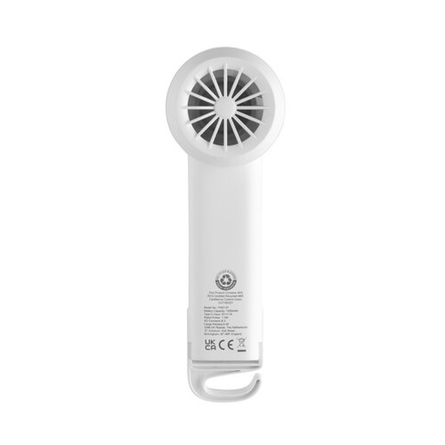 DeBle Twist RCS herlaadbare draagbare ventilator P45707 bedrukken met logo