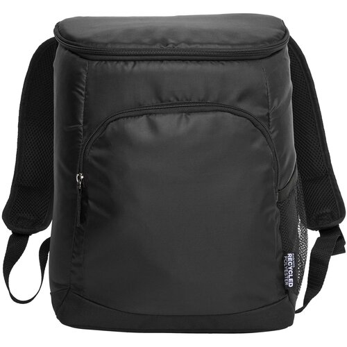 GRS gerecyclede koelrugzak 16 liter Chillpack met PEVA-isolatie en ruimte voor 18 blikjes, bedrukt met logo