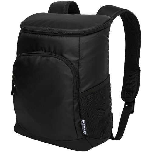 GRS gerecyclede koelrugzak 16 liter Chillpack met PEVA-isolatie en ruimte voor 18 blikjes, bedrukt met logo