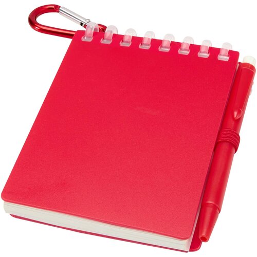 DeBle Lig Mini outdoor notitieboek met balpen van gerecycled materiaal bedrukken met logo