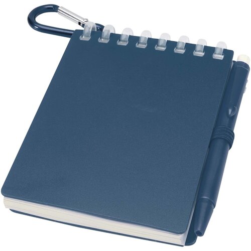 DeBle Lig Mini outdoor notitieboek met balpen van gerecycled materiaal bedrukken met logo