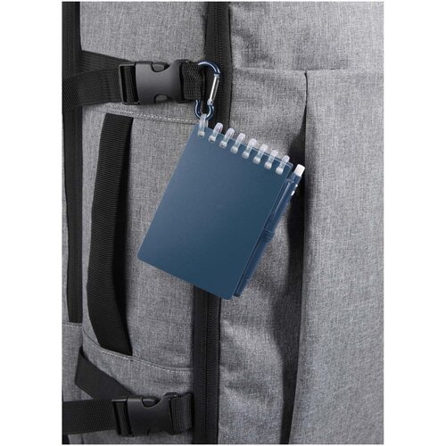 DeBle Lig Mini outdoor notitieboek met balpen van gerecycled materiaal bedrukken met logo