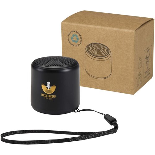 Velkis 3W Bluetooth speaker gerecycled plastic met logo bedrukken DeBle
