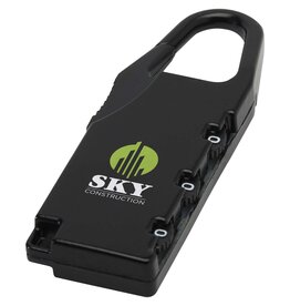 Traveler bagageslot met instelbare code bedrukken met logo DeBle