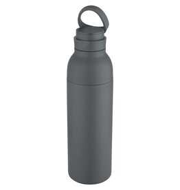 DeBle Illuminate RCS gerecyclede RVS drinkfles 650 ml dubbelwandig bedrukt met logo