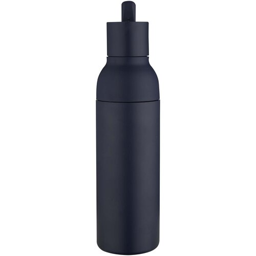 DeBle Illuminate RCS gerecyclede RVS drinkfles 650 ml met 3-delige dekselset bedrukt met logo