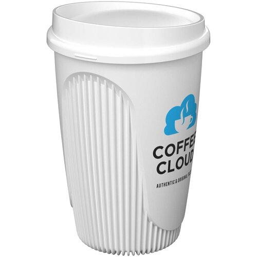 DeBle Alto POP beker 350 ml van Prevented Ocean Plastic bedrukt met logo