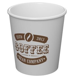 DeBle Americano Piccolo beker 100 ml herbruikbaar bedrukt met logo