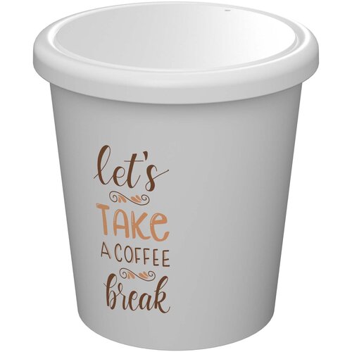 DeBle Americano Piccolo beker 100 ml met deksel herbruikbaar bedrukt met logo