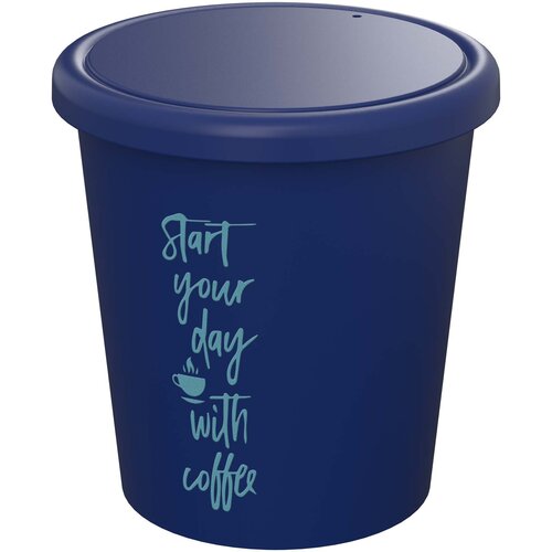 DeBle Americano Piccolo beker 100 ml met deksel herbruikbaar bedrukt met logo