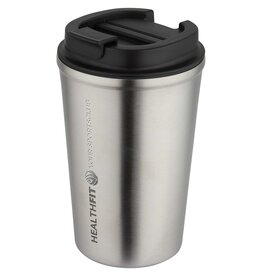 DeBle Newport dubbelwandige RVS koffiebeker 350 ml gegraveerd met logo