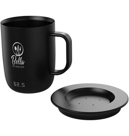 DeBle Prixton Tempo slimme mok 300 ml met temperatuurregeling gegraveerd met logo