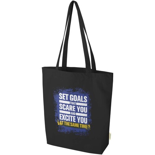 Odisha biologisch katoenen draagtas 10L 270 g/m² bedrukken met logo DeBle